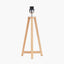 Whitby Natural Wood Tapered 4 Post Table Lamp Base