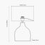 Caswell Natural Rattan Cloche Table Lamp