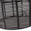 Caswell Black Rattan Cloche Table Lamp