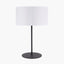 Elin Matt Black and Ivory Table Lamp