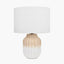 Amalia Natural Ombre Textured Stoneware Table Lamp Base