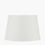 Amalia Natural Ombre Textured Stoneware Tall Table Lamp Base with Adelaide 35cm Ivory Tapered Cotton Mix Lampshade