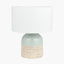 Lotta Duck Egg and Natural Stoneware Table Lamp Base