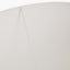 Vulcan Textured Volcanic Effect Grey Small Stoneware Table Lamp Base with Winston 30cm White Handloom Tapered Lampshade