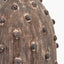 Kali Textured Dot Grey Stoneware Table Lamp Base with Lino 30cm White Self Lined Linen Cylinder Lampshade