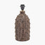 Kali Textured Dot Grey Stoneware Table Lamp Base