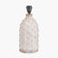 Kali Textured Dot Light Grey Stoneware Table Lamp Base