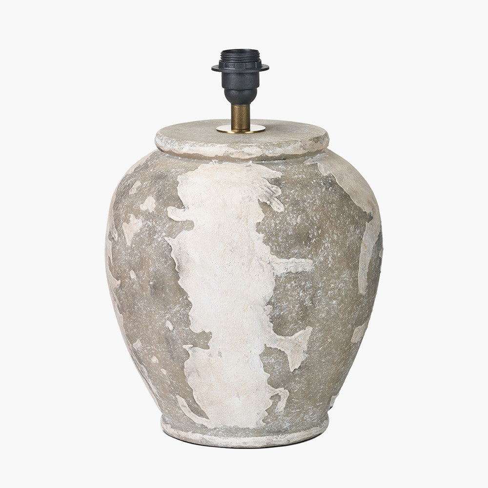 Lulia Antique Finish Stoneware Urn Table Lamp Base