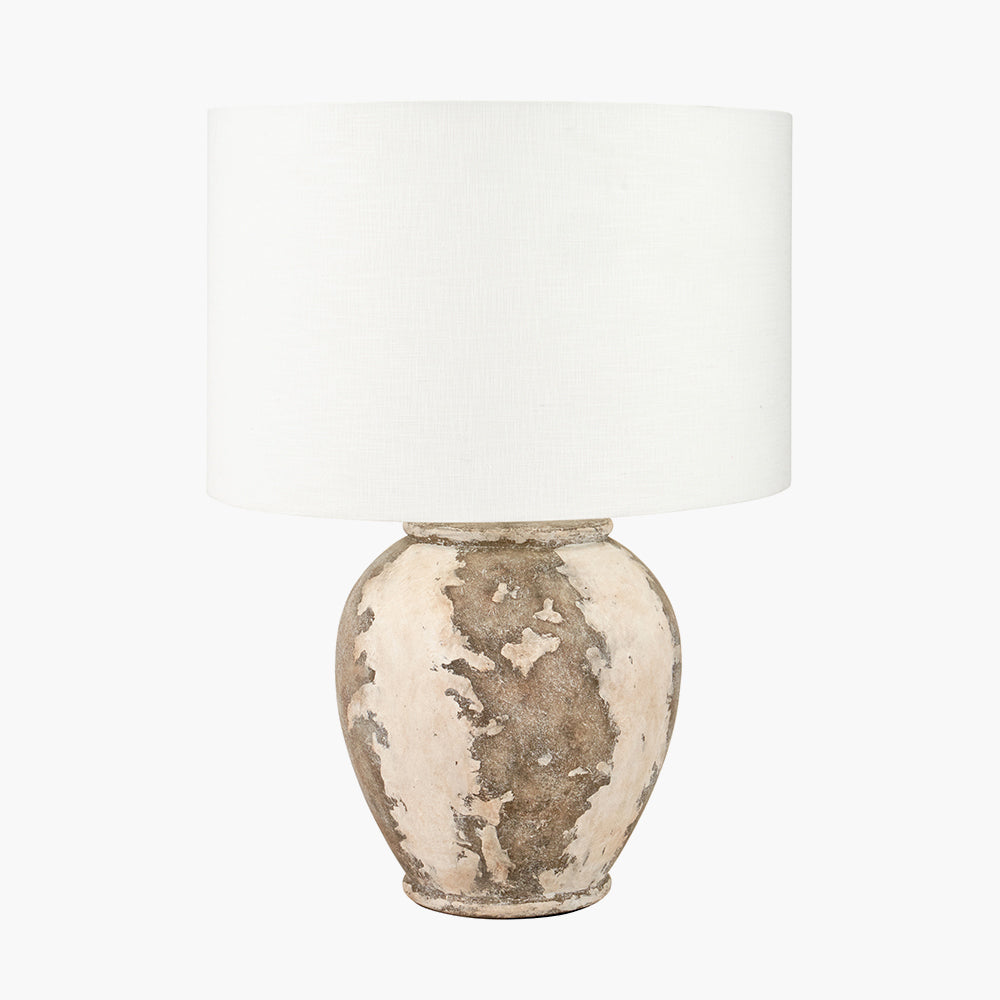 Lulia Antique Finish Stoneware Urn Table Lamp Base