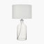 Bellamy Clear Bubble Glass Table Lamp