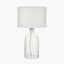 Bellamy Clear Bubble Glass Table Lamp