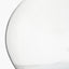 Hallie Clear Glass and White Shade Table Lamp