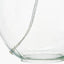 Hallie Clear Glass and White Shade Table Lamp