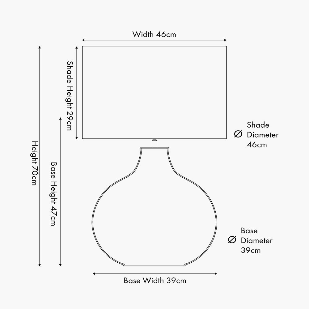 Allona Grey Wash Rattan Table Lamp