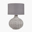 Allona Grey Wash Rattan Table Lamp