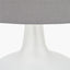 Tamsin Frosted White Glass Table Lamp