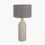 Anika Grey Wash Rattan Bottle Table Lamp