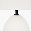 Erika White Vintage Textured Ceramic Table Lamp