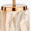 Carrara Natural Stone Effect Ceramic Table Lamp