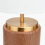 Carrara Wood Effect Ceramic Table Lamp