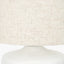 Flora White Small Floral Ceramic Table Lamp
