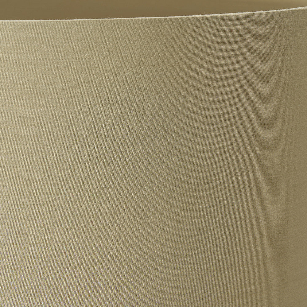 Serenity White Bobbled Ceramic Large Table Lamp Base with Harry 40cm Taupe Cotton Mix Cylinder Lampshade