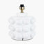 Serenity White Bobbled Ceramic Large Table Lamp Base