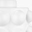 Serenity White Bobbled Ceramic Large Table Lamp Base