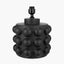 Serenity Black Bobbled Ceramic Large Table Lamp Base