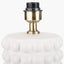 Sohan White Bobbled Ceramic Tall Table Lamp Base