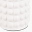 Sohan White Bobbled Ceramic Tall Table Lamp Base