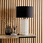 Sohan White Bobbled Ceramic Tall Table Lamp Base