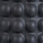Sohan Black Bobbled Ceramic Tall Table Lamp Base with Lino 40cm Cinnamon Self Lined Linen Cylinder Lampshade