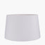 Wrenley Cream Ceramic Sea Urchin Table Lamp Base with Winston 40cm White Handloom Tapered Lampshade
