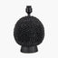 Wrenley Black Ceramic Sea Urchin Table Lamp Base