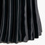 Devony Black Pleated Ceramic Table Lamp Base with Lino 35cm Grey Self Lined Linen Cylinder Lampshade