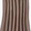 Devony Taupe Pleated Ceramic Table Lamp Base with Lino 35cm White Self Lined Linen Cylinder Lampshade