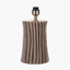 Devony Taupe Pleated Ceramic Table Lamp Base