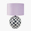 Larisa Black Polka Dot Ceramic Table Lamp Base