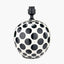 Larisa Black Polka Dot Ceramic Table Lamp Base