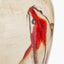 Emerayn Koi Natural Ceramic Table Lamp Base with Winston 40cm Tobacco Handloom Tapered Lampshade