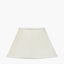 Emerayn Koi Natural Ceramic Table Lamp Base with Bacall 45cm Almond Silk Knife Pleat Empire Lampshade
