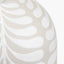 Tania Grey and White Pattern Ceramic Table Lamp Base with Lino 35cm White Self Lined Linen Cylinder Lampshade
