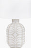 Tania Grey and White Pattern Ceramic Table Lamp Base