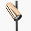 Xena Black and Rose Gold Metal LED Table Lamp