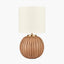 Ezekiel Natural Terracotta Textured Ball Table Lamp