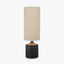 Alaric Antique Black Wash Mango Wood Table Lamp