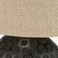 Dante Antique Black Mango Wood Table Lamp