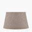Emilio Matt Black Candlestick Table Lamp Base with Martigues 40cm Taupe Boucle Tapered Lampshade