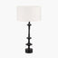Emilio Matt Black Candlestick Table Lamp Base